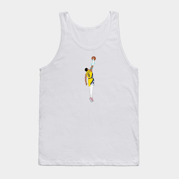 Tyrese Haliburton Dunk Minimal Tank Top by whelmd